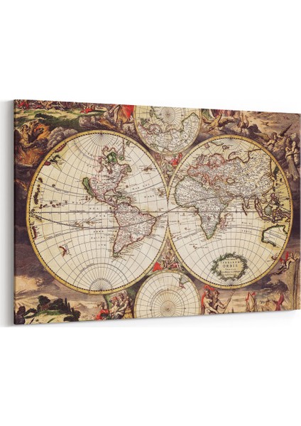 Kaşif Dünya Haritası Tablosu