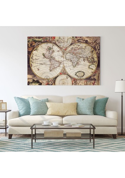Kaşif Dünya Haritası Tablosu fiyatları