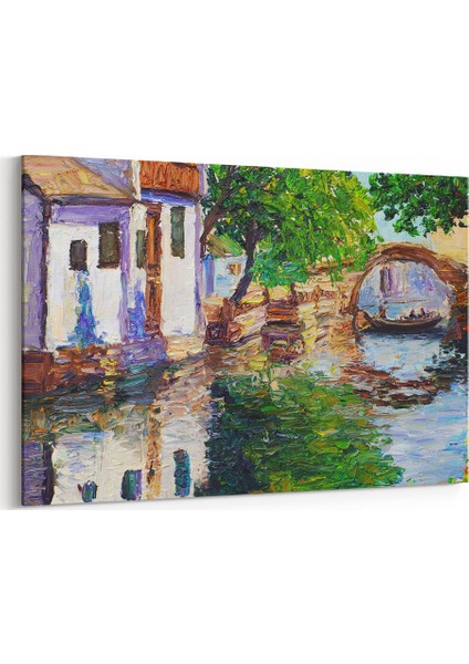 Nehir Kenarındaki Evler Tablosu