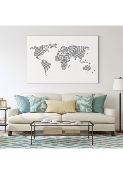 Parmak izi Dünya Haritası Tablosu fiyatları