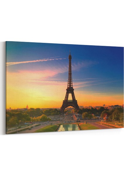 Sarı Lacivert Gökyüzü ve Eyfel Tablosu