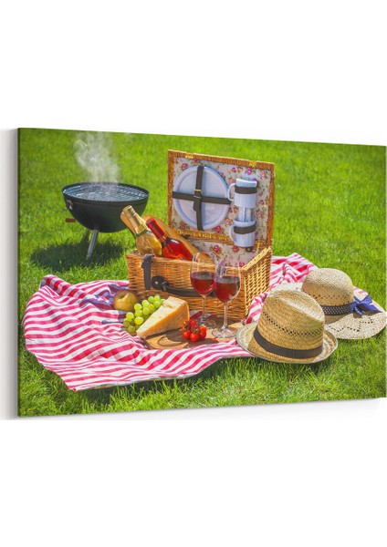Şarap Eşliğinde Piknik Tablosu