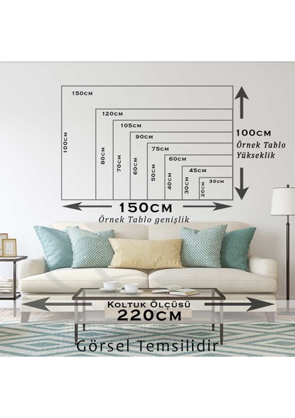 Pencereden Gün Batımı Tablosu