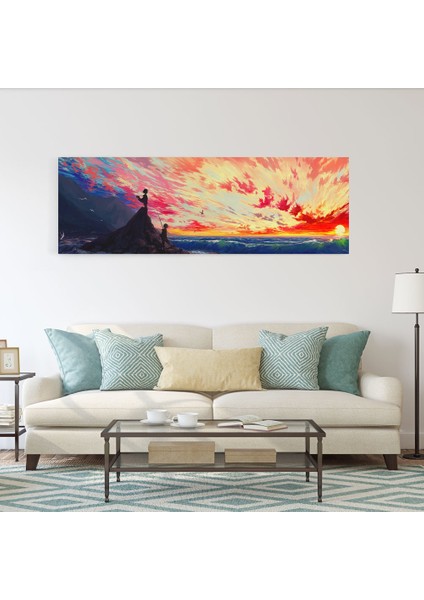 Panoramik Sanatsal Manzara Tablosu fiyatları