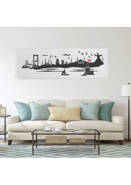 Panoramik İstanbul Siluet Tablosu fiyatları