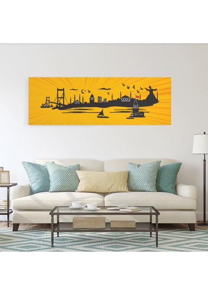 Panoramik İstanbul Siluet Tablosu fiyatları