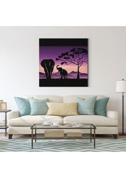 Fil ve yavrusu Tablosu fiyatları