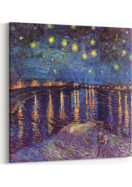 Yıldızlı Bir Gece- Starry Night Tablosu