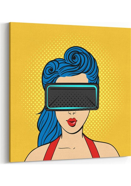 PopArt VR İzleten Kadın Tablosu