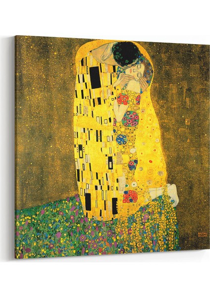 The Kiss - Gustav Klimt Tablosu