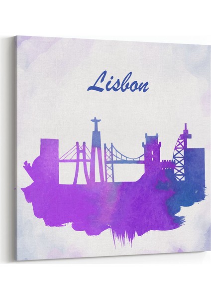 Lizbon Sulu boya Çizim Tablosu