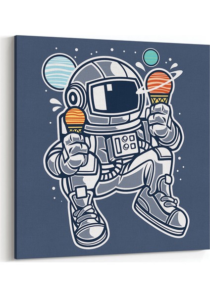 Dondurma Seven Astronot Tablosu
