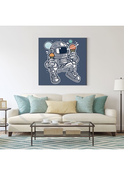 Dondurma Seven Astronot Tablosu