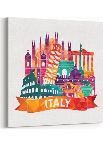 İtalya İllüstrasyon Tablosu