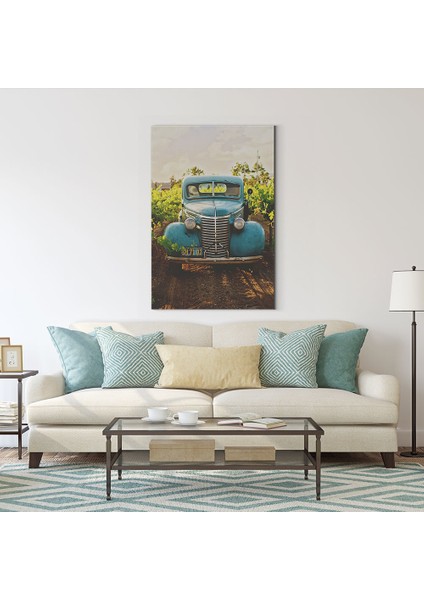 Vintage Mavi Araç Tablosu fiyatları