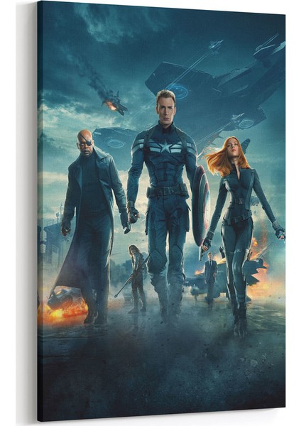 Kaptan Amerika Film Afişi Tablosu