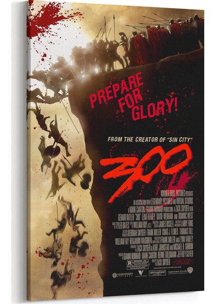 300 Spartalı Film Afişi Tablosu