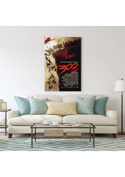 300 Spartalı Film Afişi Tablosu fiyatları