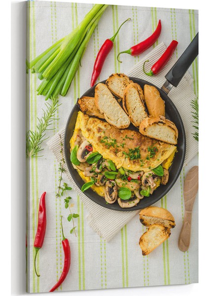 Mantarlı Krep Tablosu