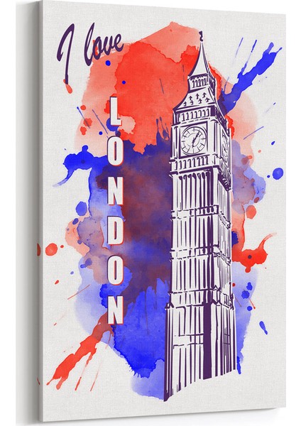 Londra Big Ben İngiltere Çizim Tablosu