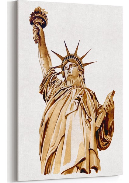 Özgürlük Heykeli Abd Çizim Tablosu