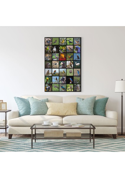 Kuşlar Kolaj Tablosu fiyatları