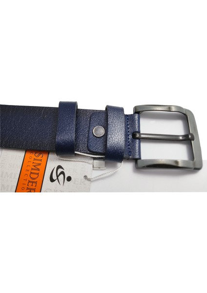 Deri Kot Kemeri Siyah, Kahverengi, Lacivert 4,10 cm Manda Derisi