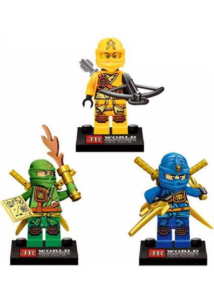 Ninjago Skyblue Süper Kahraman 8 Adet Hero Figür