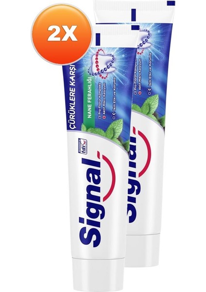 Beyaz Güç Nane Diş Macunu 100 ml 2'li Set