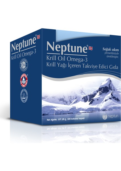 Neptune Krill Oil Omega - 3 180 Kapsül