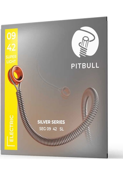 Pitbull Strings Silver Series Seg 09-42 Sl Takım Tel Elektro Gitar Teli