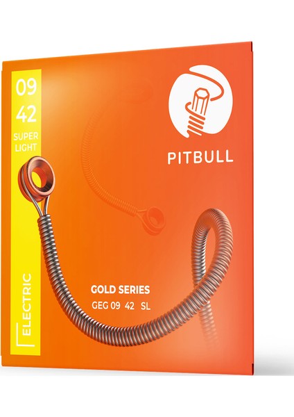 Pitbull Strings Gold Series Geg 09-42 Sl Takım Tel Elektro Gitar Teli