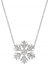 Kar Tanesi Tasarım Gümüş Kadın Kolye 1