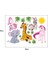 Bebek Odası Duvar Sticker Unicorn Fil Zebra 3