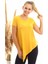 20060632 Viskon V Yaka Asimetrik Kısa Kol Bluz Hardal 5