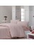 Menderes Home Simple Pembe Ranforce Tek Kişilik Nevresim Takımı 1