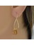 14k Sallantılı Sarı Altın Küpe 3