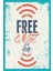 Free Wifi Retro Vintage Ahşap Poster 1