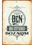 Ben Bu Oyunu Bozarım Leyla ile Mecnun Retro Vintage Ahşap Poster 1