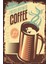 Taze Kahve Retro Vintage Ahşap Poster 1