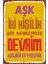 Aşk Iki Kişilik Bir Devrimdir Devrim Aşkların En Yücesidir Retro Vintage Ahşap Poster 1