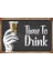 Timo To Drink Içki Zamanı Retro Vintage Ahşap Poster 1