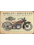 Harley Davidson Retro Vintage Ahşap Poster 1