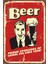 Bira Retro Vintage Ahşap Poster 1