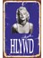 Myrlen Monroe Tabela Tarz Retro Vintage Ahşap Poster 1