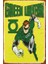 Green Lantean Marvel Retro Vintage Ahşap Poster 1