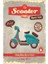 Scooter Motor Zamanı Retro Vintage Ahşap Poster 1