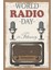 Dünya Radyo Günü Retro Vintage Ahşap Poster 1