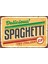 Spagetti Retro Vintage Ahşap Poster 1