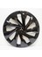 Mitsubishi 15 Inç Piano Black Jant Kapağı 4 Adet + Amblem 1